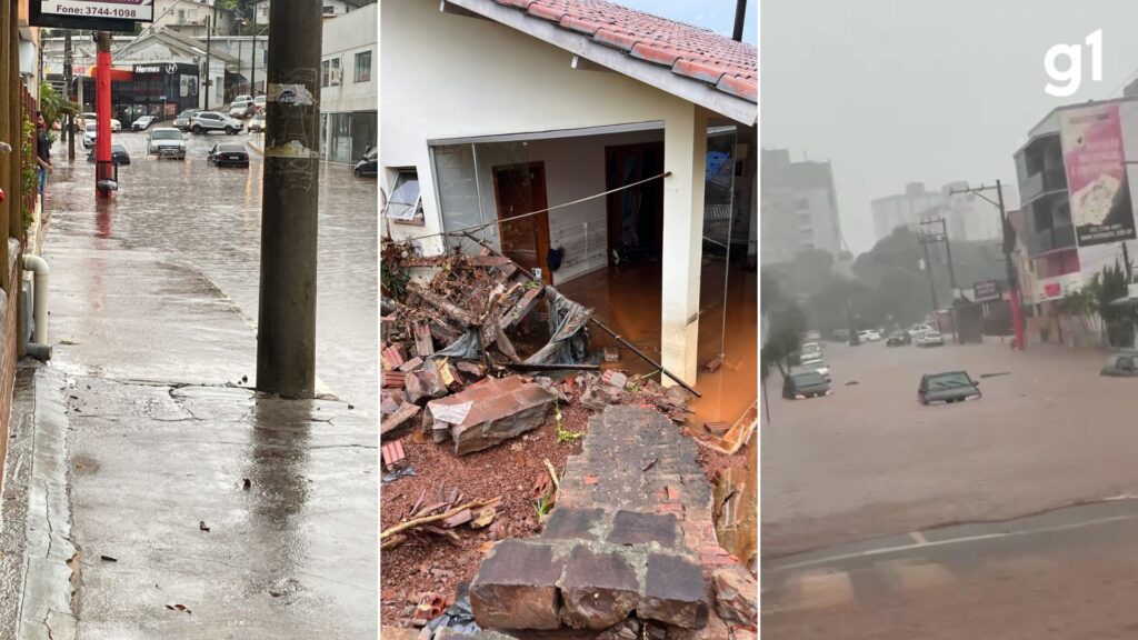 Chuva intensa causa alagamentos em Frederico Westphalen