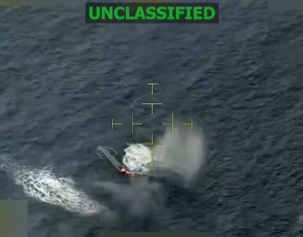 EUA interceptam embarcação de narcotraficantes no Pacífico