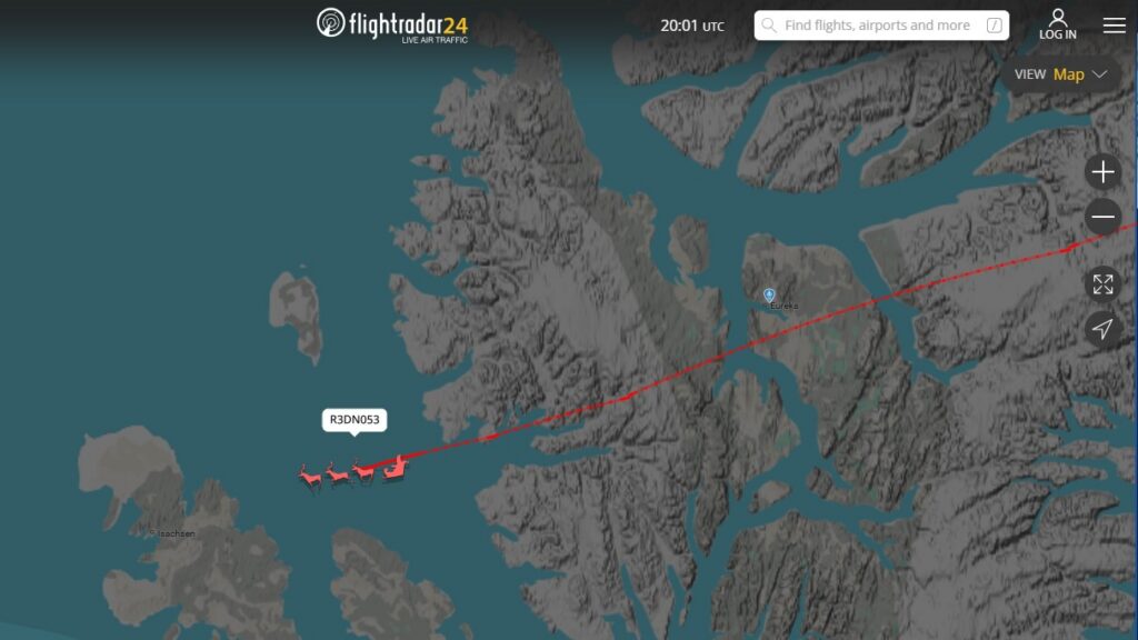Acompanhe o Papai Noel em tempo real nesta véspera de Natal